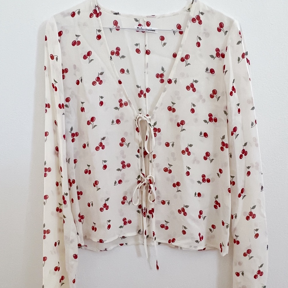 Reformation cherry top🍒